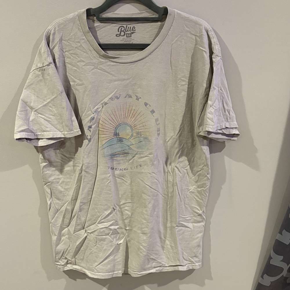 Blue 84 Light Gray Graphic Tee